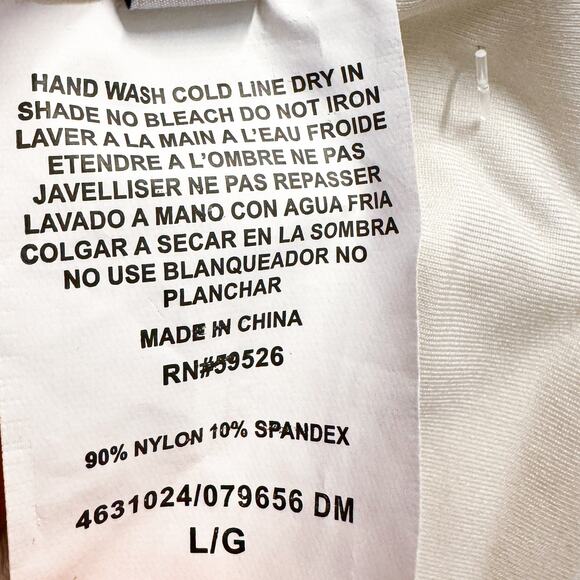 Isabella Rose Tie Dye High Leg Halter One Piece Swimsuit Turquoise Large NWT - Picture 8 of 12